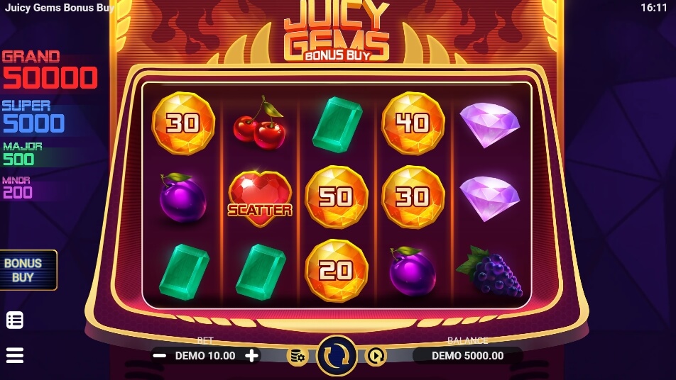 Juicy Gems Bonus Buy Evo Play เครดิตฟรี xoslot247