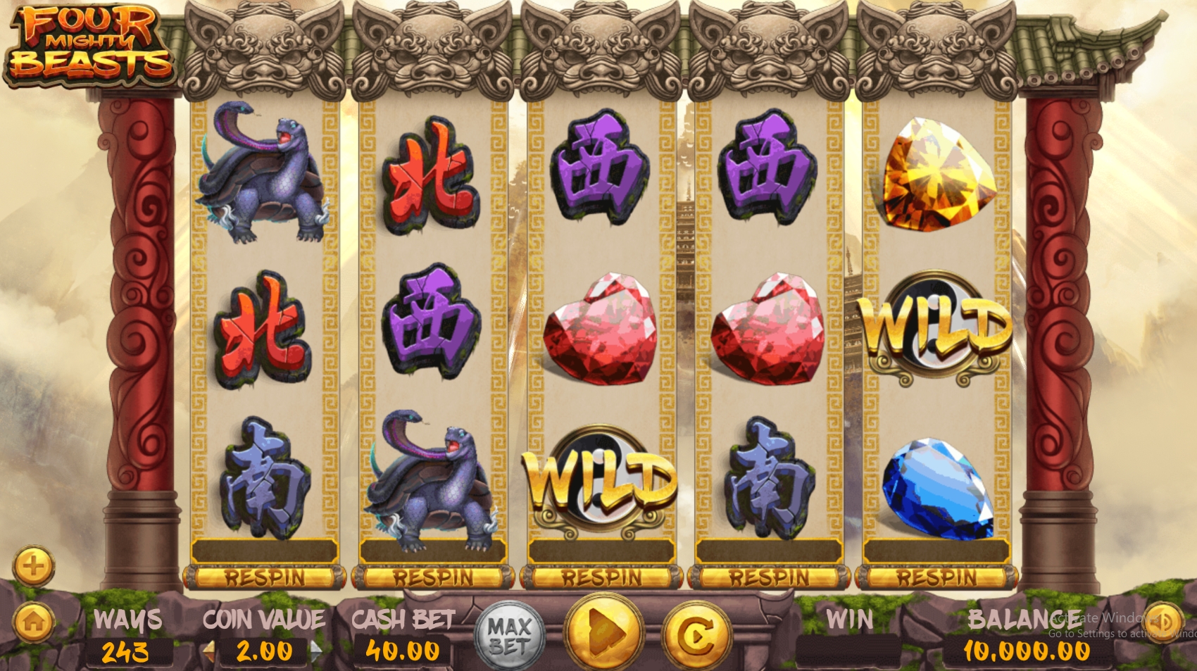 Four Mighty Beasts dragongaming xoslot247 ทางเข้า